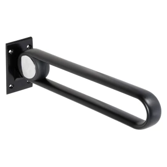 Sammenleggbart Støttegrep <strong>Steda</strong>  62 cm Dobbel Svart Matt