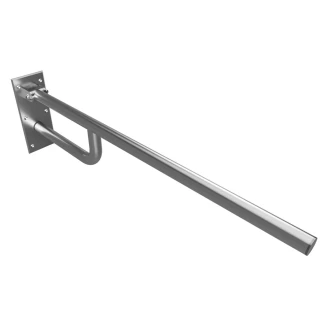 Sammenleggbart Støttegrep <strong>Steda</strong>  85 cm Krom Matt Uten Deksel