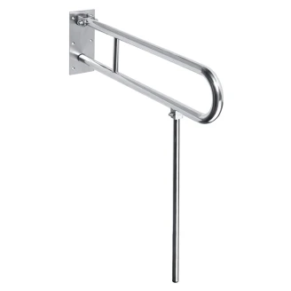 Sammenleggbart Støttegrep & Ben <strong>Steda</strong>  60 cm Dobbel Krom Matt Uten Deksel