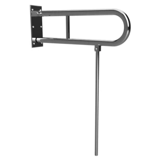 Sammenleggbart Støttegrep & Ben <strong>Steda</strong>  75 cm Dobbel Krom Blank Uten Deksel