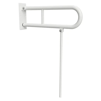 Sammenleggbart Støttegrep & Ben <strong>Steda</strong>  75 cm Dobbel Hvit Matt Uten Deksel