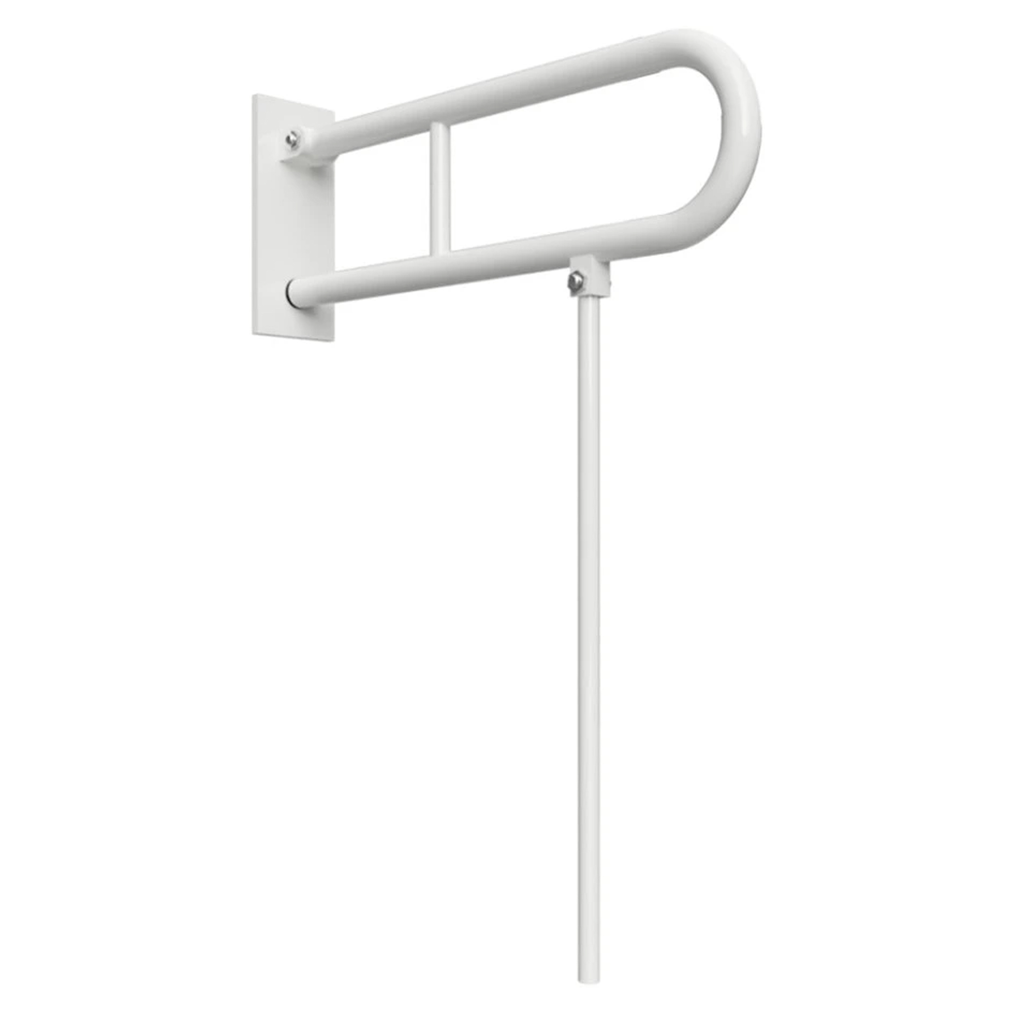 Sammenleggbart Støttegrep & Ben Steda 75 cm Dobbel Hvit Matt