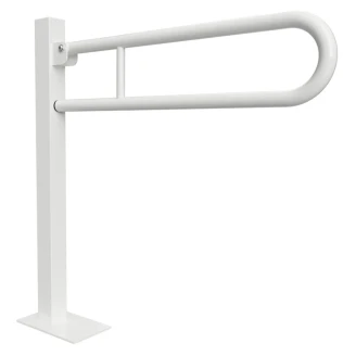 Sammenleggbart Støttegrep Gulvmontert <strong>Steda</strong>  75 cm Hvit Matt Uten Deksel