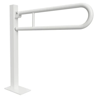 Sammenleggbart Støttegrep Gulvmontert <strong>Steda</strong>  75 cm Hvit Matt