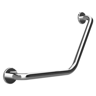 Vinklet Støttegrep 120° <strong>Steda</strong>  Krom Blank