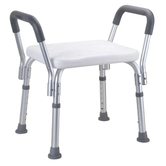Dusjstol med Armlene <strong>Steda</strong>  Hvit Matt
