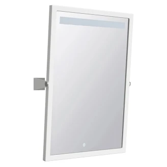 Speil med LED Belysning <strong>Steda</strong>  Hvit Matt 40x60 cm