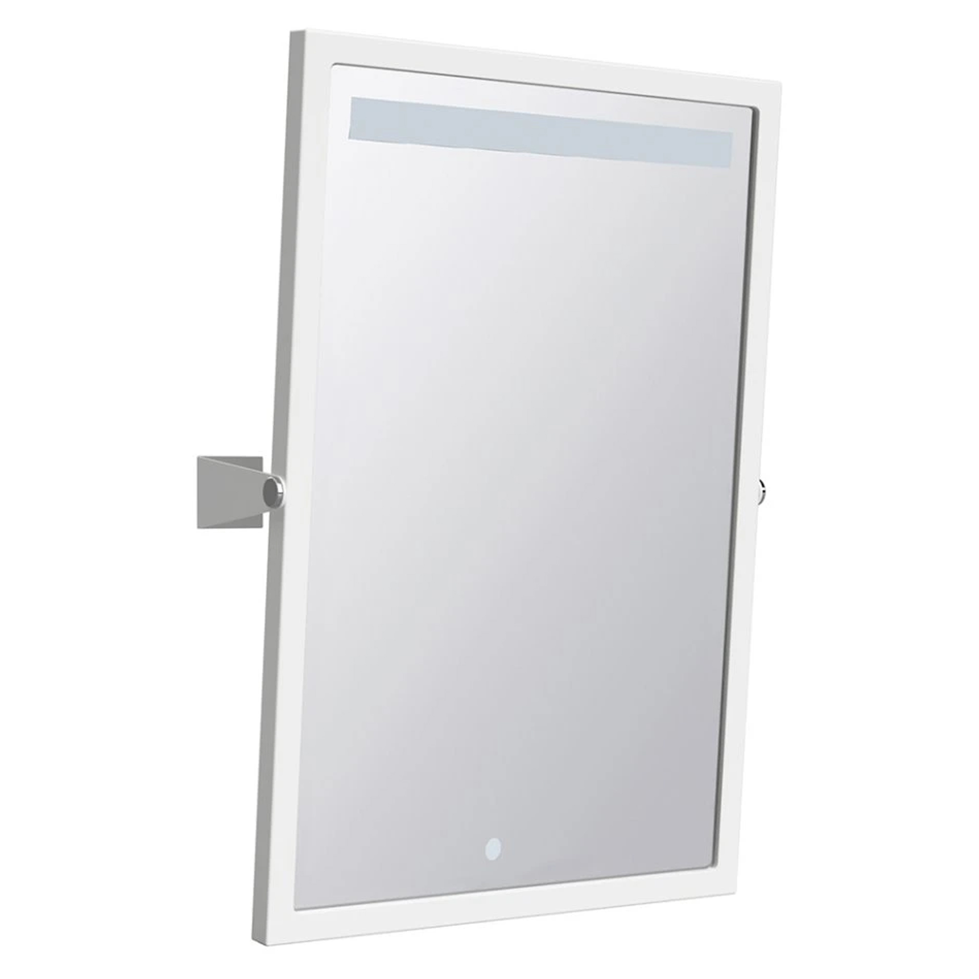 Speil med LED Belysning Steda Hvit Matt 40x60 cm