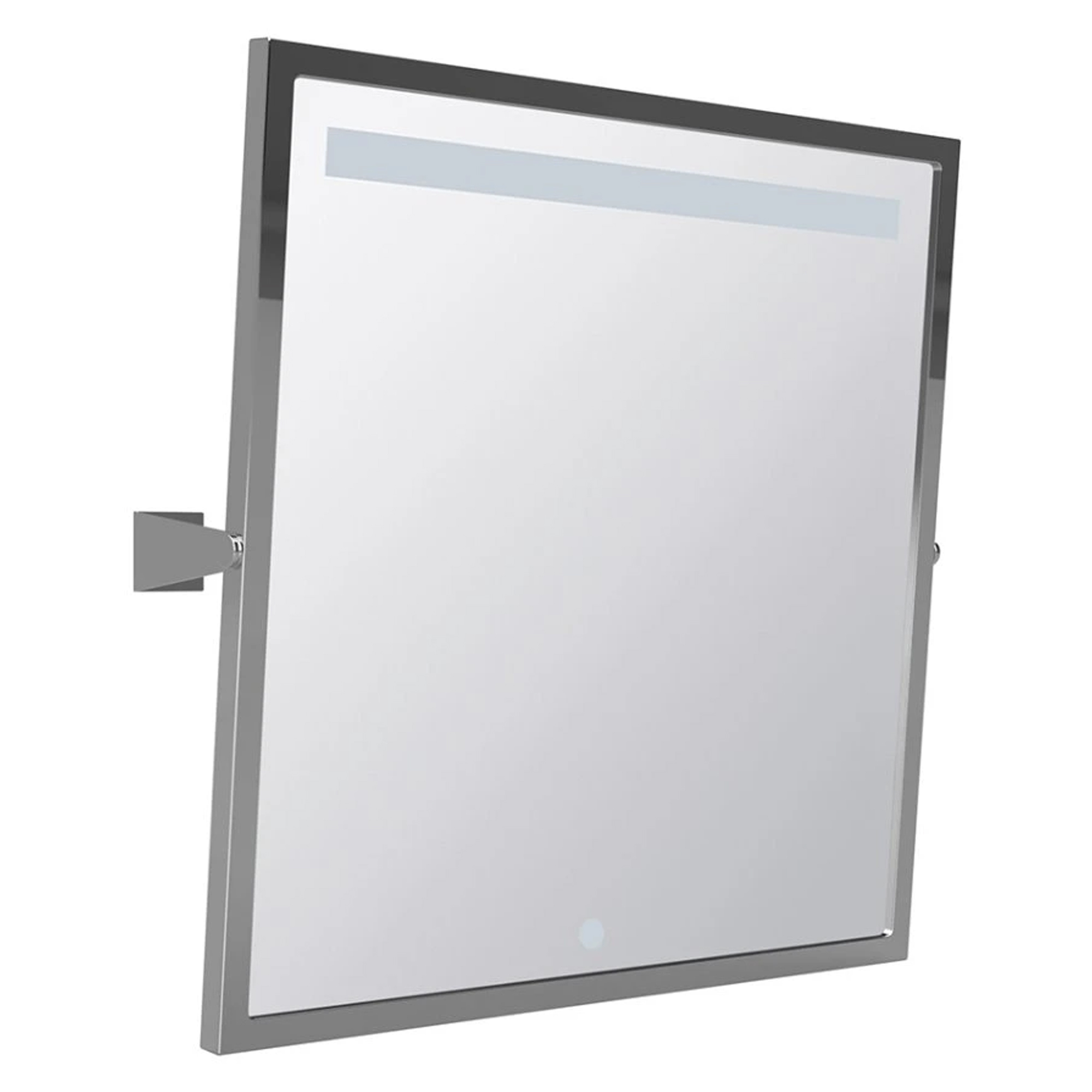 Speil med LED Belysning Steda Krom Blank 60x60 cm