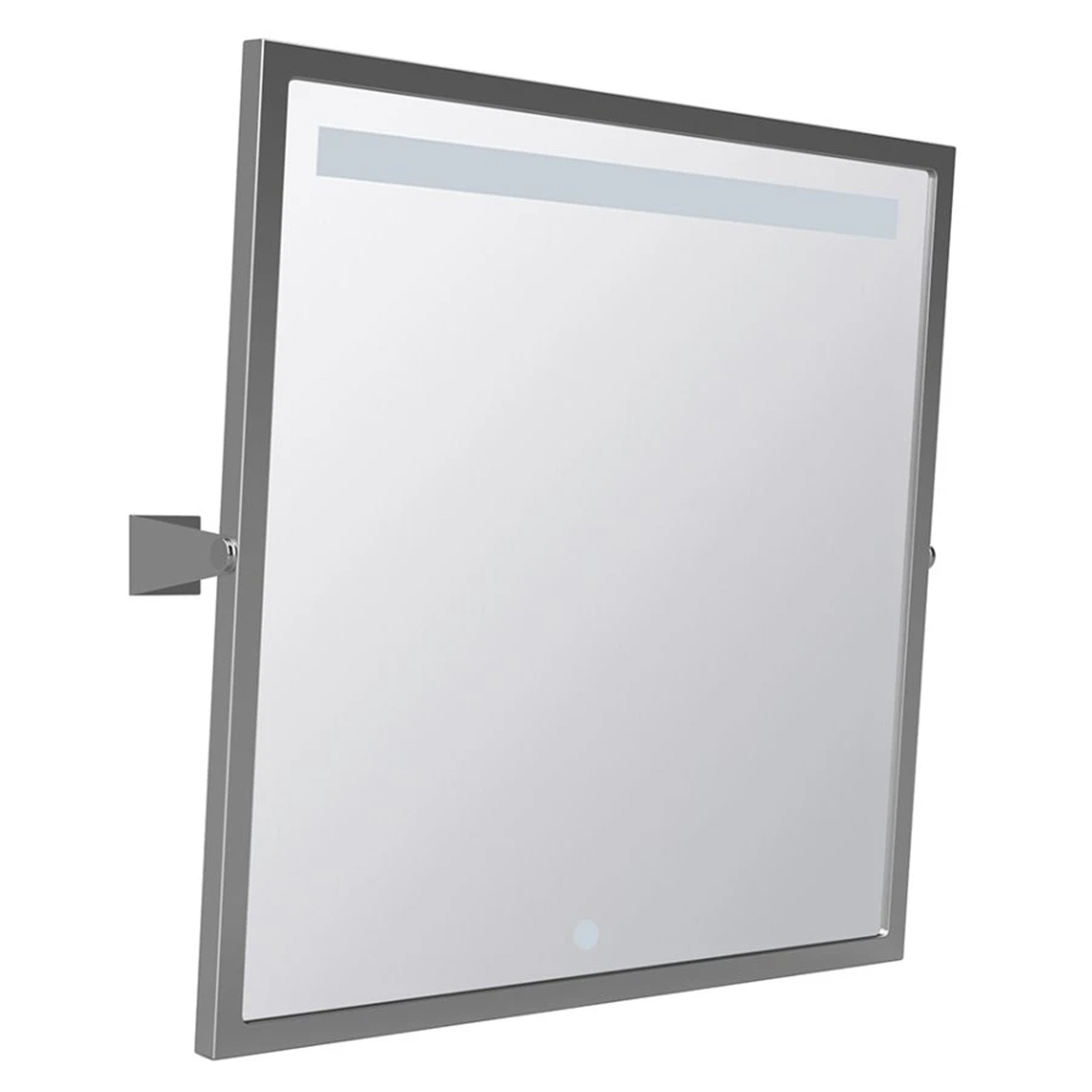 Speil med LED Belysning Steda Krom Matt 60x60 cm