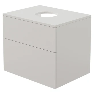 Servantsskap Prizma Beige Matt 60 cm med Benkeplate