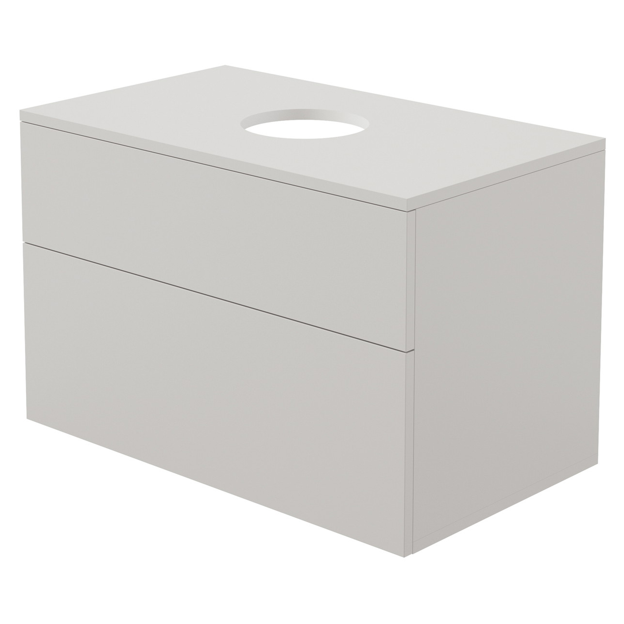 Servantsskap Prizma Beige Matt 80 cm med Benkeplate