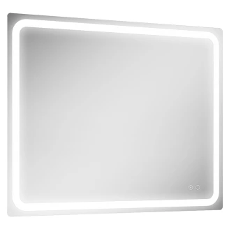 Speil <strong>Elow</strong>  med LED-belysning 100x80 cm
