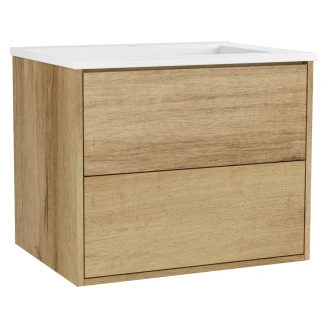 Servantskap <strong>Odea</strong>  Tre Lys Matt 60 cm med Servant Hvit Blank