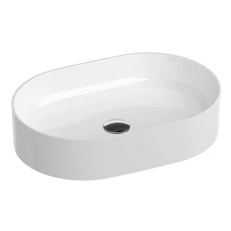 Ravak Håndvask <strong>Ceramic Slim</strong>  Oval Hvid Blank 55 cm