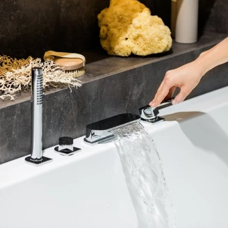 Ravak Kantbatteri Waterfall Krom Blank