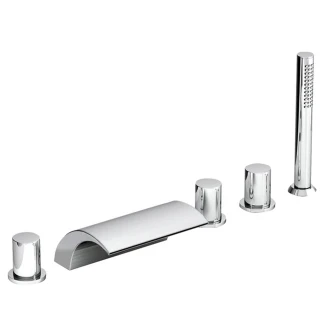 Ravak Kantbatteri Waterfall 4-hulls Krom Blank