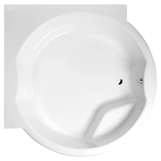 Rund Hörnbadkar <strong>Daphne</strong>  Hvit Blank 173x49 cm