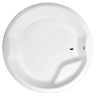 Rund Badekar <strong>Daphne</strong>  Hvit Blank 172x49 cm