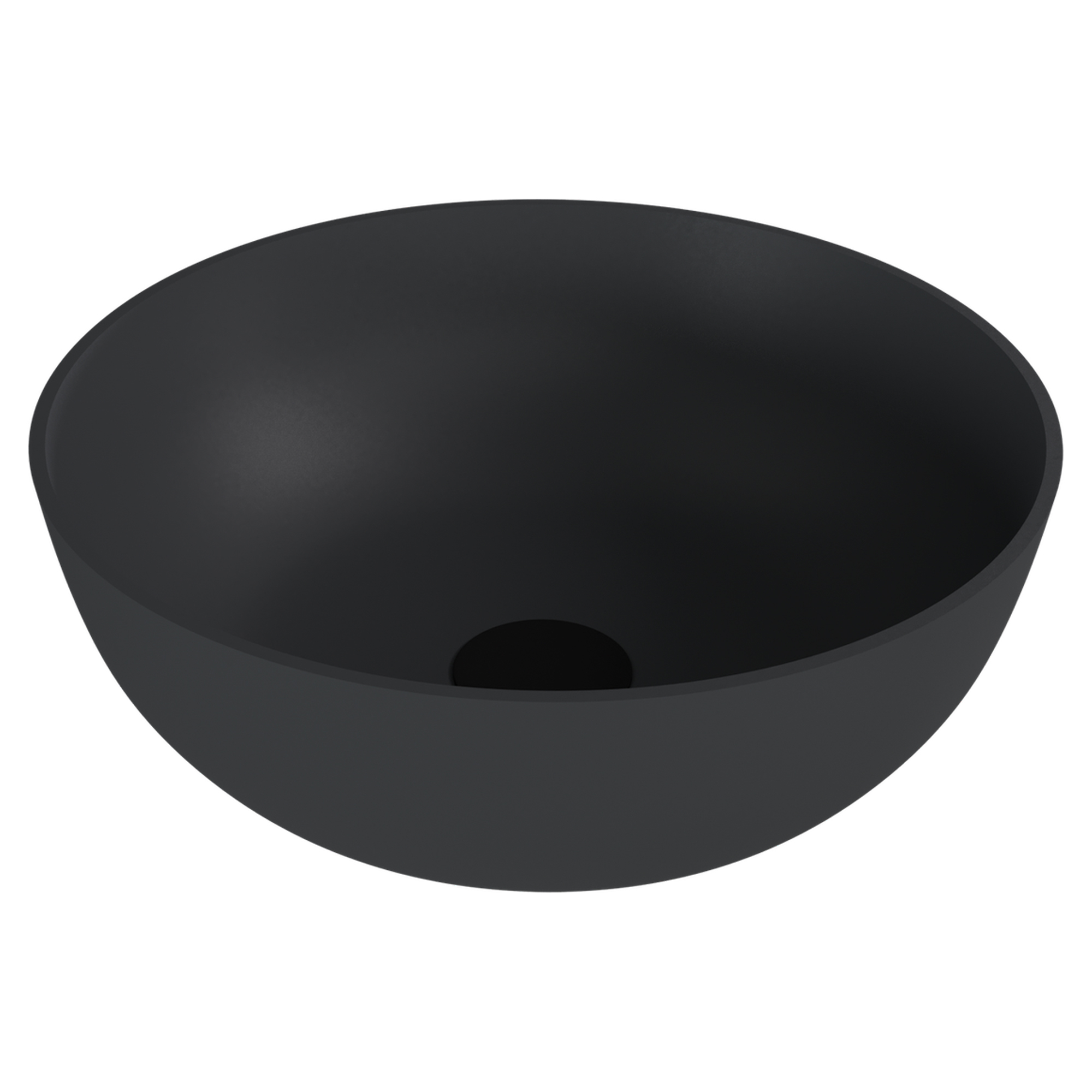Gjutmarmor Servant Marcelle Mörkgrå Matt 39 cm