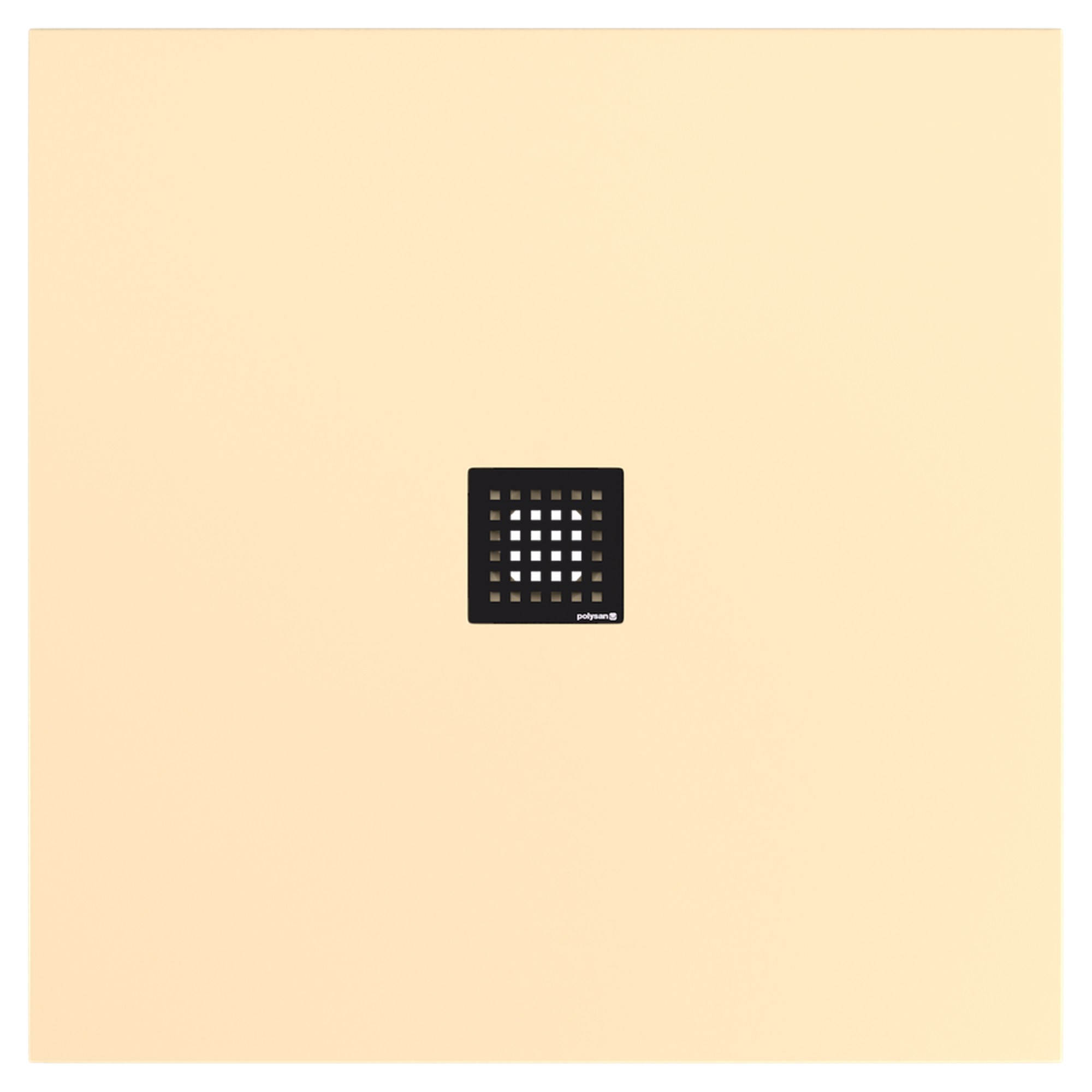 Gjutmarmor Dusjkar Marcelle 100x100 cm Beige Matt