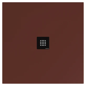 Gjutmarmor Dusjkar <strong>Marcelle</strong>  100x100 cm Brun Matt