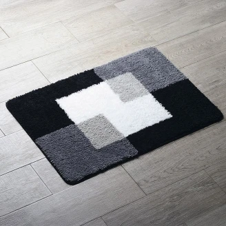 Sklisikker baderomsmatte <strong>Skona</strong>  Grå 60x90 cm