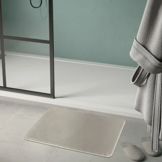 Sklisikker baderomsmatte <strong>Mello</strong>  Beige 50x80 cm