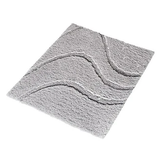 Sklisikker baderomsmatte <strong>Orris</strong>  Grå 55x50 cm