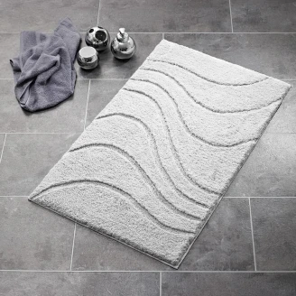 Sklisikker baderomsmatte <strong>Orris</strong>  Grå 60x90 cm