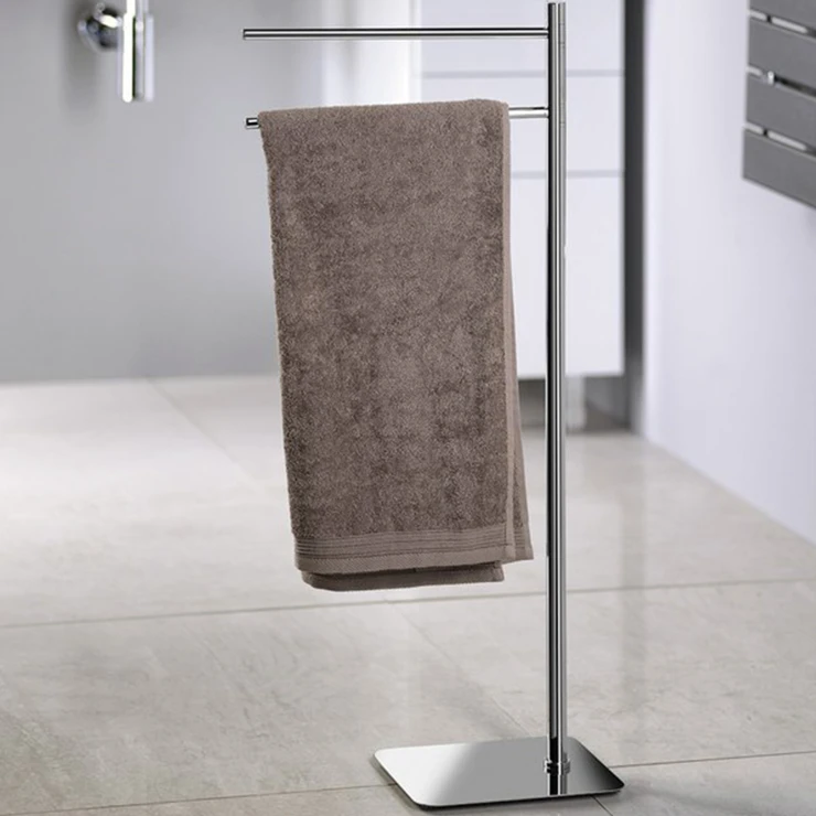 Frittstående håndkleholder Vanta Krom Blank