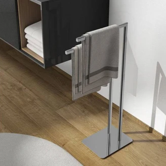 Frittstående håndkleholder <strong>Nara</strong>  Krom Blank