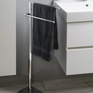 Frittstående håndkleholder <strong>Arkto</strong>  Krom Blank