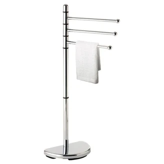 Frittstående håndkleholder <strong>Tano</strong>  Krom Blank