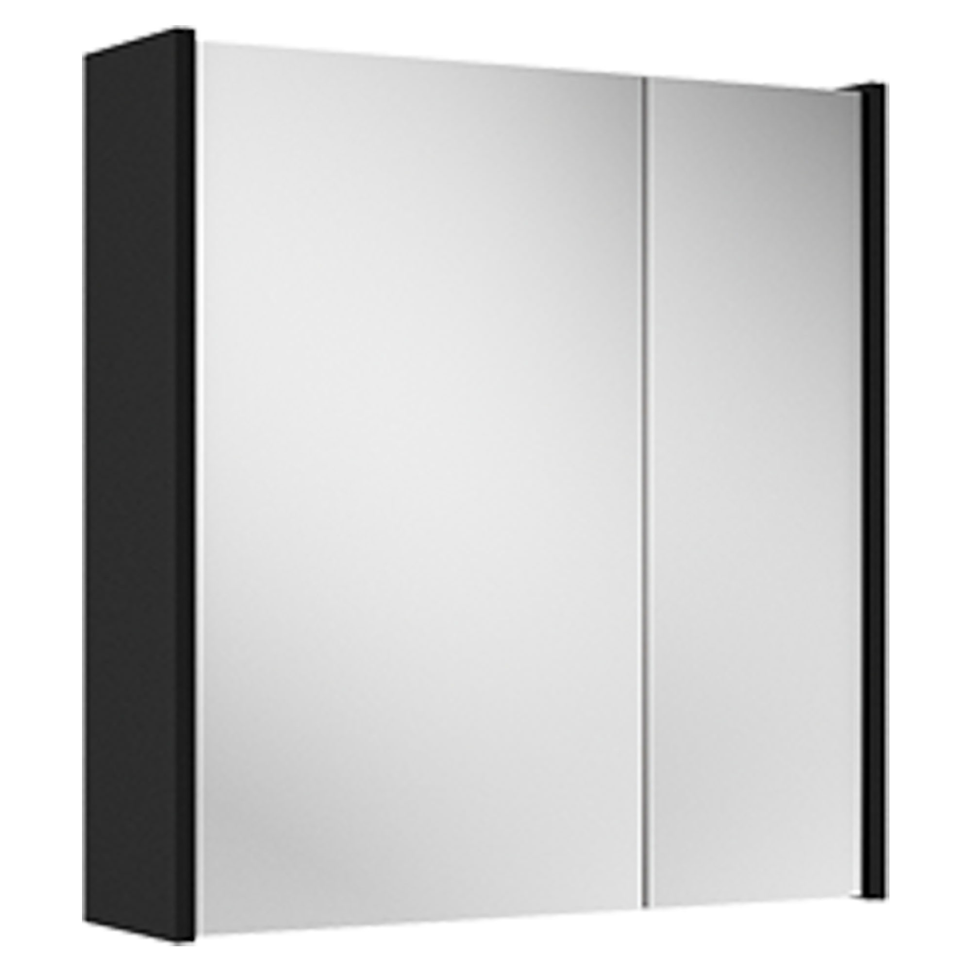 Speilskap Lumin Svart Matt 60 cm