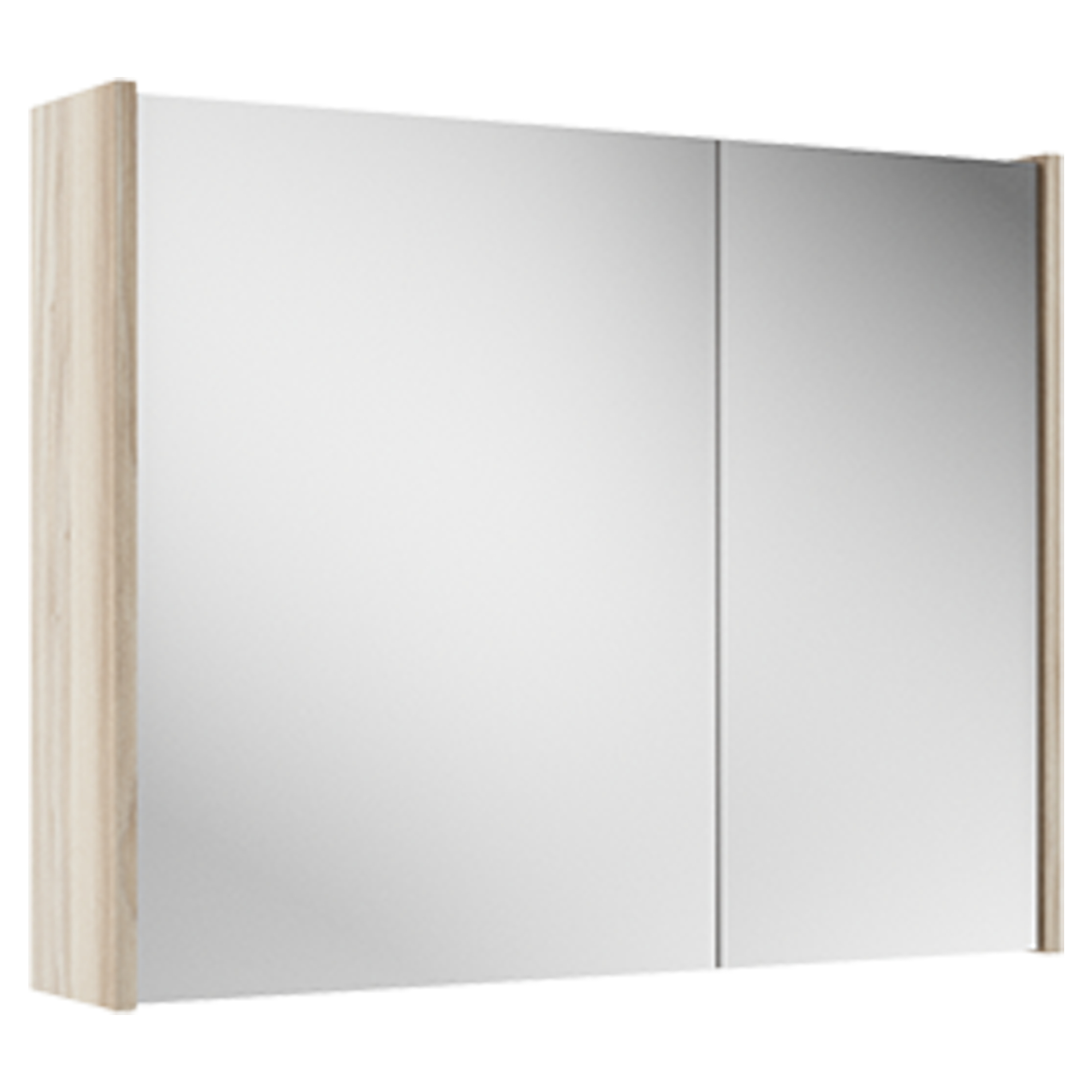 Speilskap Lumin Tre Beige Matt  80 cm