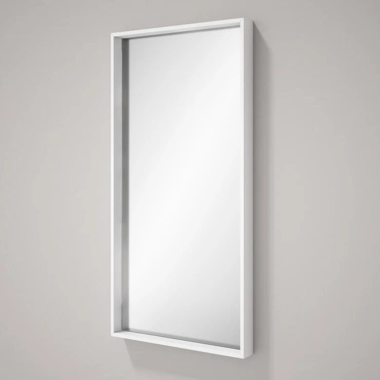 Speil Brera 50x100 cm Hvit Matt