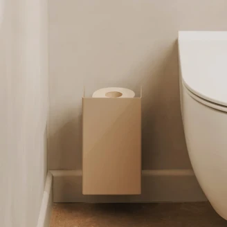 Toalettpapirholder <strong>Sommardopp</strong>  14x23 cm Beige