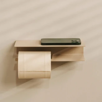 Toalettpapirholder <strong>Sommardopp</strong>  23 cm Beige