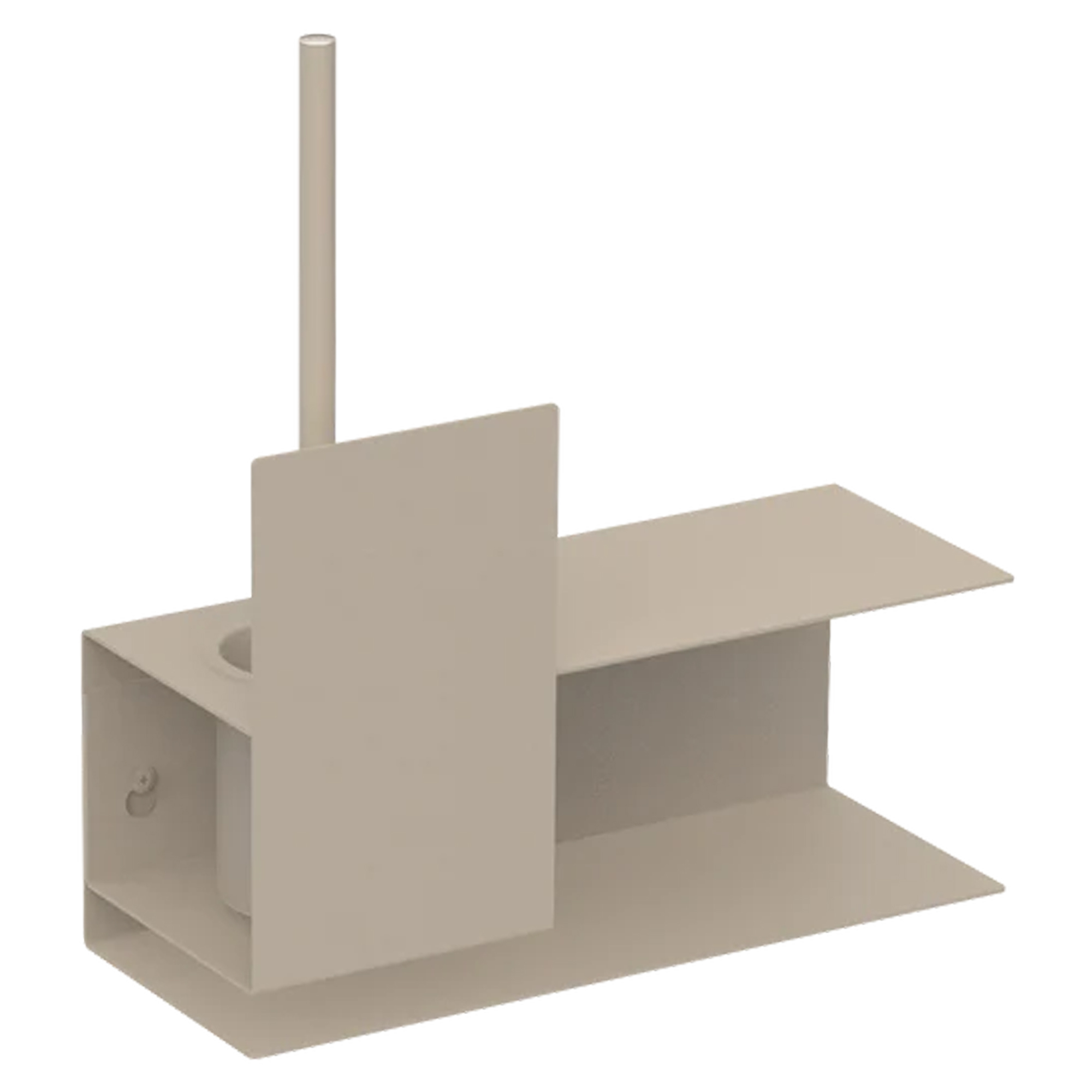 Toalettbørste Sommardopp 37 cm Beige