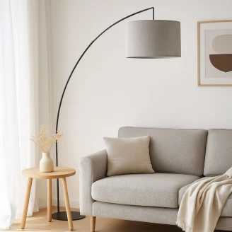 Gulvlampe <strong>Lyn</strong>  Grå Matt