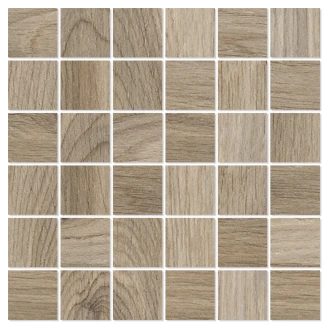 Treflis Mosaikk <strong>Pinewood</strong>  Beige Matt 30x30 (5x5) cm