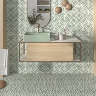 Mainzu Gulvflis <strong>Green Garden</strong>  Green Three Matt 20x20 cm