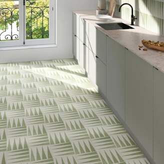 Mainzu Gulvflis <strong>Green Garden</strong>  Green Four Matt 20x20 cm