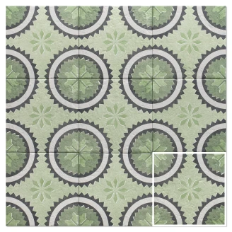 Mainzu Gulvflis <strong>Green Garden</strong>  Prairie Matt 20x20 cm