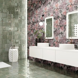 Mainzu Gulvflis Murales Rosses Matt 120x120 cm (36 stk. 20x20 cm/sett)
