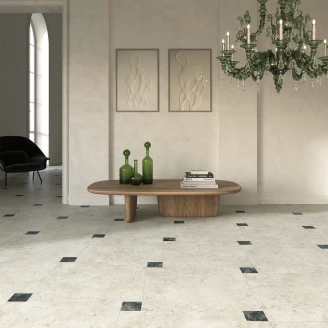 Unicomstarker Gulvflis <strong>Marmorea</strong>  Biancone Matt 60x60 cm