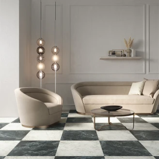 Unicomstarker Gulvflis <strong>Marmorea</strong>  Verde Alpi Matt 60x60 cm