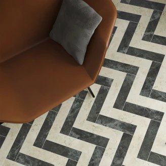 Unicomstarker Gulvflis <strong>Marmorea</strong>  Verde Alpi Matt 8x30 cm