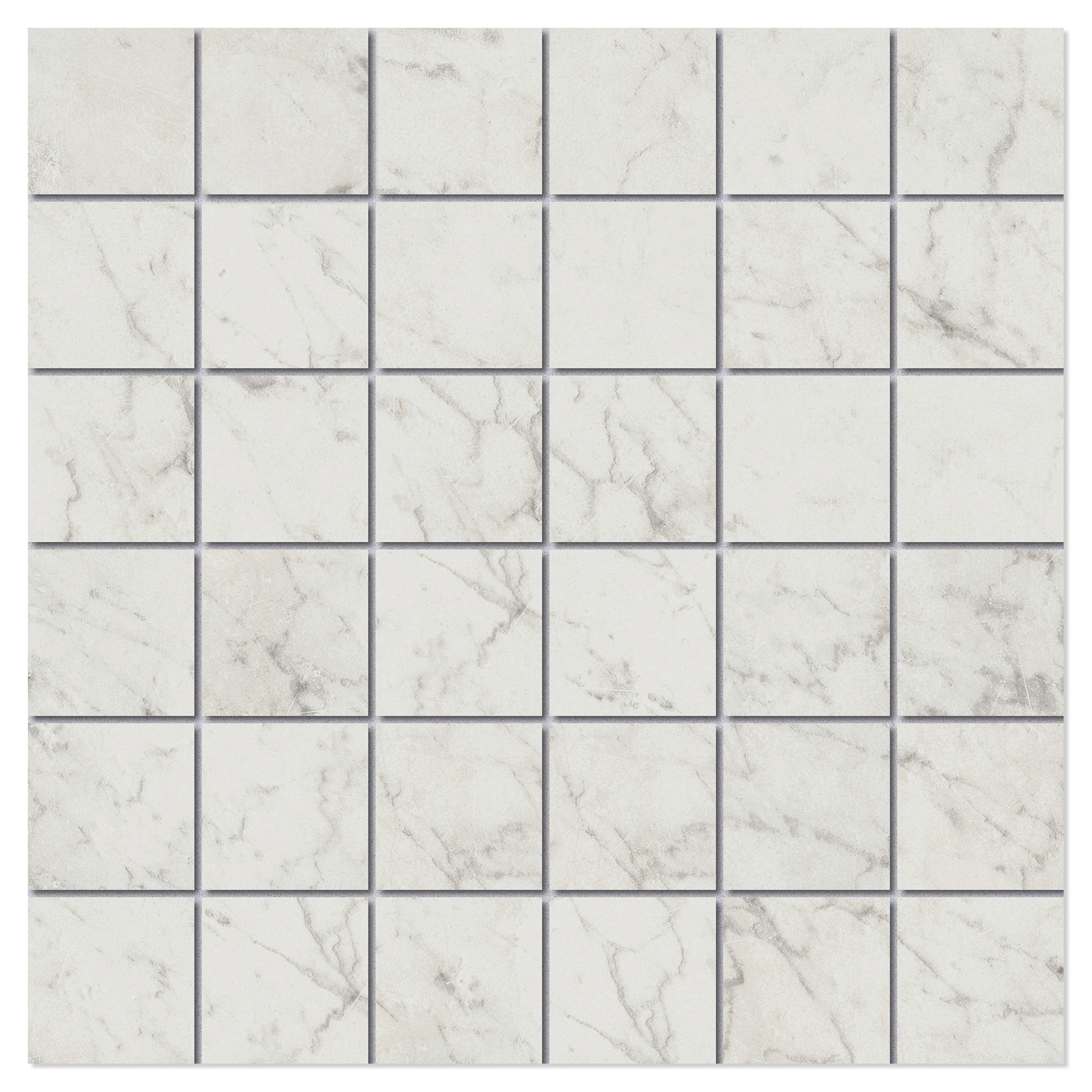 Unicomstarker Marmor Gulvflis Carrara Matt 30x30 (5x5) cm
